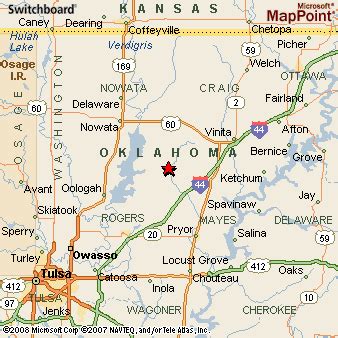 Chelsea, Oklahoma Area Map & More