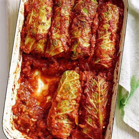 Vegetarian Stuffed Cabbage Recipe - EatingWell