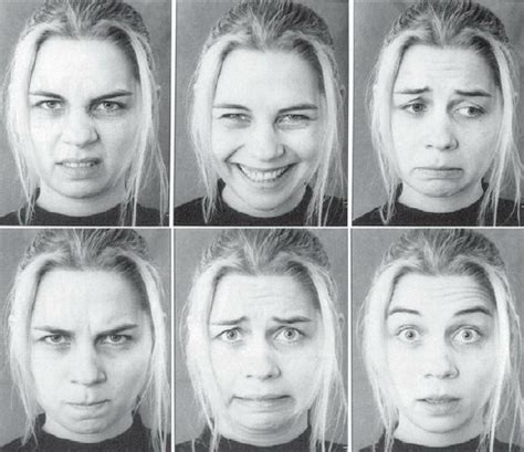 Human facial expressions of six basic Ekman emotions | Download Scientific Diagram