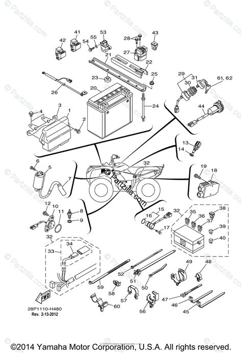 Yamaha Rhino Parts Diagram Brake System