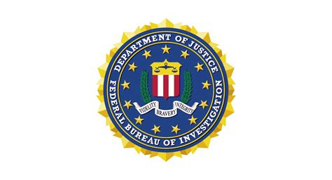 U.S. Department of Justice Federal Bureau of Investigation Logo ...