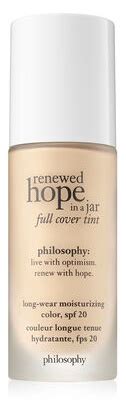 Philosophy Renewed Hope In A Jar Full Cover Tint SPF 20 ingredients ...