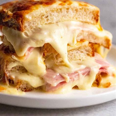 Croque Monsieur - the ultimate ham & cheese sandwich! | RecipeTin Eats
