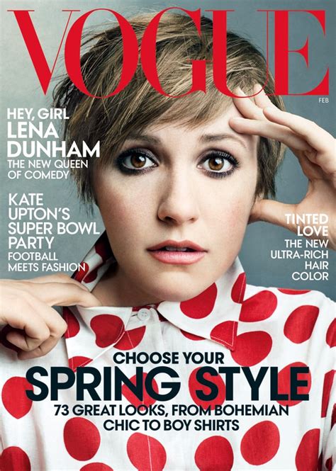 Lena Dunham from Stars' First Vogue Covers | E! News