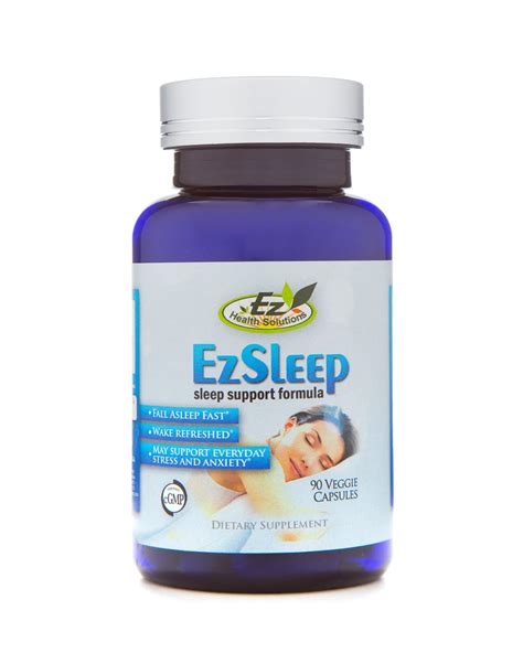 EZ Sleep Natural Non-Drowsy Sleeping Aid – EZ Health Solutions