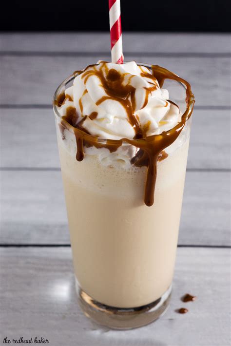 Caramel Apple Milkshake Recipe by The Redhead Baker