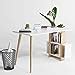 P&W|White Desk with Storage Table Desk Large White Study Desk Nordic Desk Standing Desk with 4 ...