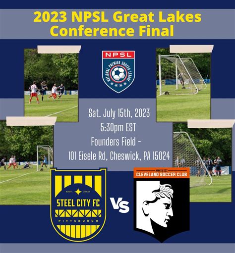 Steel City FC on Twitter: "Game-day eve -- Men's team vs @SoccerCLE in the Great Lakes ...