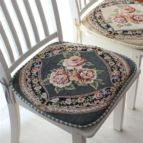 Traditional Chinese Style Chair Cushions Home Office Cushion Comfortable Dinning Stool Cushion ...