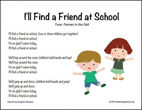 Back to School Songs for Preschoolers | Preschool songs, Kindergarten songs, School songs