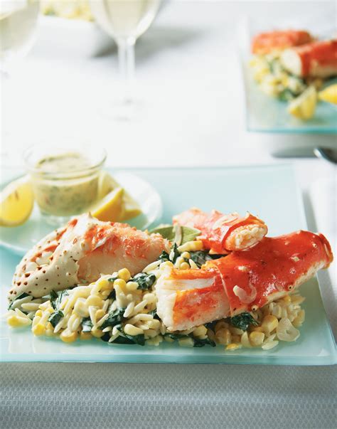 King Crab Legs & Creamy Orzotto Recipe