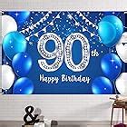 Amazon.com: HAMIGAR 6x4ft Happy 60th Birthday Banner Backdrop - 60 Years Old Birthday ...