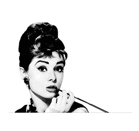 Audrey Hepburn Breakfast at Tiffany's Poster Black and white - others ...