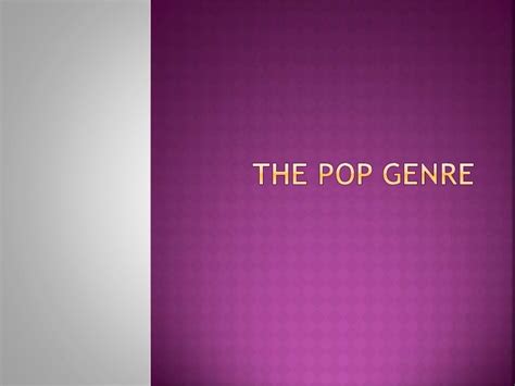 Artists associated with the pop genre