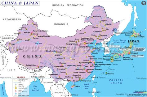 Map of China and Japan | Japan map, China map, Map