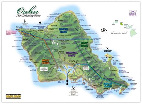 Oahu Map Printable | Printable Maps