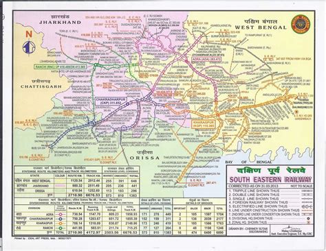 South Eastern Railway System Map - Railways FAQ - Railway Enquiry