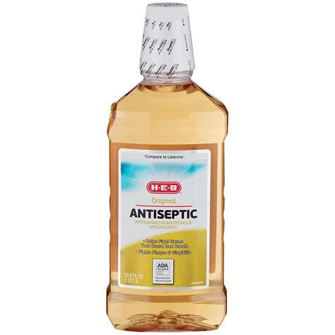 H-E-B Original Antiseptic Mouthwash - Shop Oral Hygiene at H-E-B