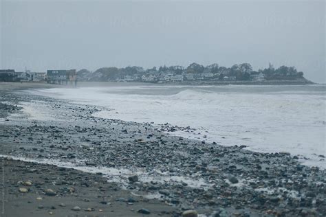 "Storm On The Massachusetts Coast" by Stocksy Contributor "Raymond Forbes LLC" - Stocksy