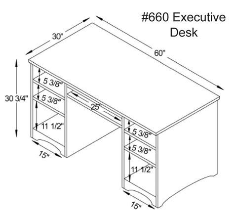 Standard Office Dimensions | Home Mansion | Office table design, Study ...