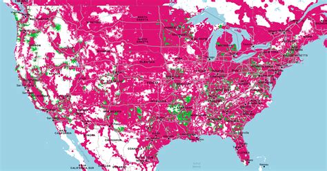 Map showing areas with only band 12 coverage : r/tmobile