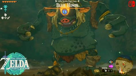 The Legend of Zelda TOTK - Hidden Boss Blue Hinox & Receive Great Item! Akkala Highlands - YouTube