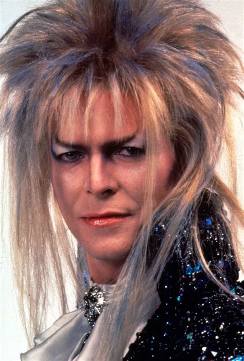 1986 - David Bowie as Jareth, The Goblin King in Labyrinth film. … | David bowie labyrinth ...