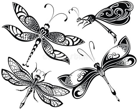 Dragonfly Set Stock Vector - Image: 50854324