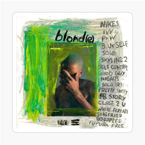 Frank Ocean Blonde Album Cover High Quality - img-Badu