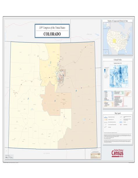 Colorado Congressional District Map Free Download