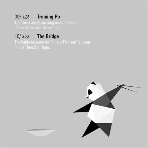 folded CD/Poster for KUNG FU PANDA Soundtrack on Behance