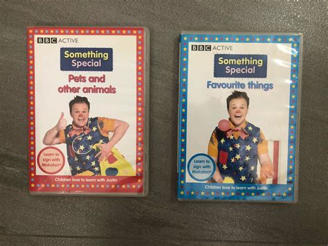 2 x Mr Tumble ‘Something Special’ DVDs uses Makaton British Sign ...