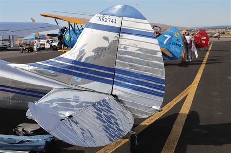 OldMotoDude: Aluminum Plane on display at the 2019 Wings and Wheels -- Richland, Wa.