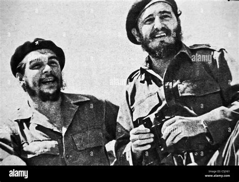 Che Guevara und Fidel Castro Stockfotografie - Alamy