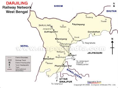 DARJEELING GUIDE: DARJEELING RAILWAY NETWORK MAP