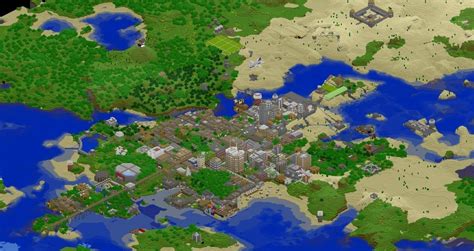 Minecraft Cities Map