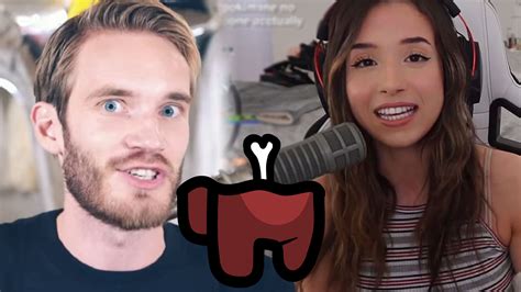 Pokimane Among Us Pewdiepie