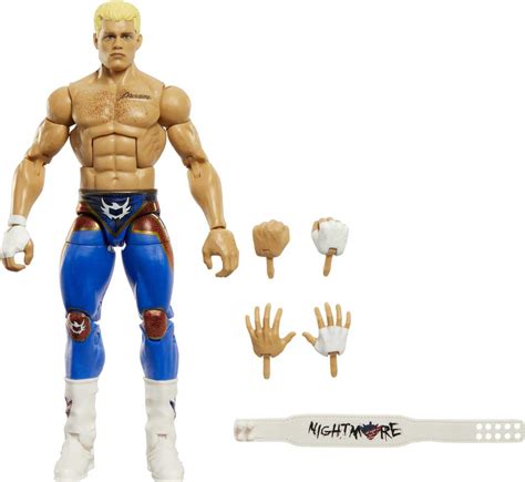 WWE Action Figures, WWE Elite Cody Rhodes Figure with Accessories ...