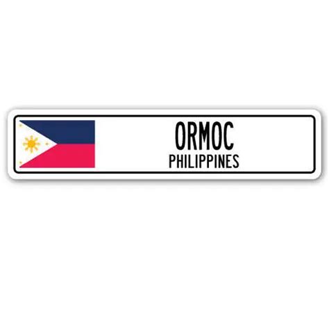 ORMOC PHILIPPINES STREET Sign Filipino flag city country road wall gift $11.98 - PicClick