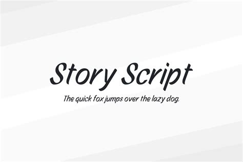 Story Script Font - Download Free - JustFreeFonts.com