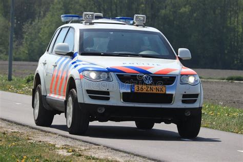 Amsterdam, the Netherlands: April 22nd 2019: Dutch Police Car Editorial ...