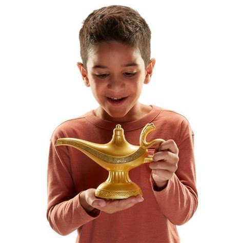 NEW Disney Aladdin Feature Genie Lamp Light-Up Toy - Bright Gold | eBay