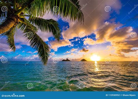 Lanikai Beach Sunrise stock photo. Image of surf, ocean - 112930952