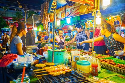 Street Foods in Banzaan Fresh Market, Patong, Phuket, Thailand Editorial Stock Photo - Image of ...