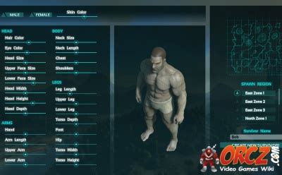 ARK Survival Evolved: Character Creation - Orcz.com, The Video Games Wiki