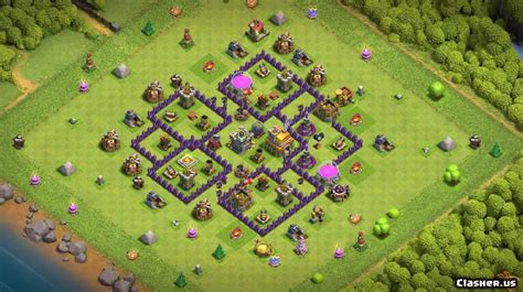 [Town Hall 7] TH7 War/Trophy base #E5C505E0 [With Link] [7-2023] - Trophy Base - Clash of Clans ...