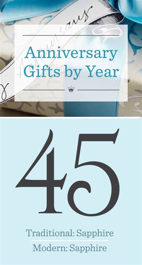 45th wedding anniversary gift ideas | 45th wedding anniversary gifts ...