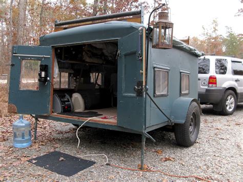 Homemade DIY Camper Trailer Made From Recycled Stuff