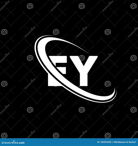 EY Logo. E Y Design. White EY Letter. EY/E Y Letter Logo Design Stock ...