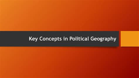 Political Geography Ch ppt download